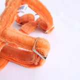harnais pour chien polaire orange flamme pour chien de taille moyenne